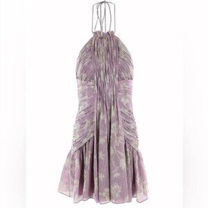 Alexis Leina Halter Mini Lilac Dress